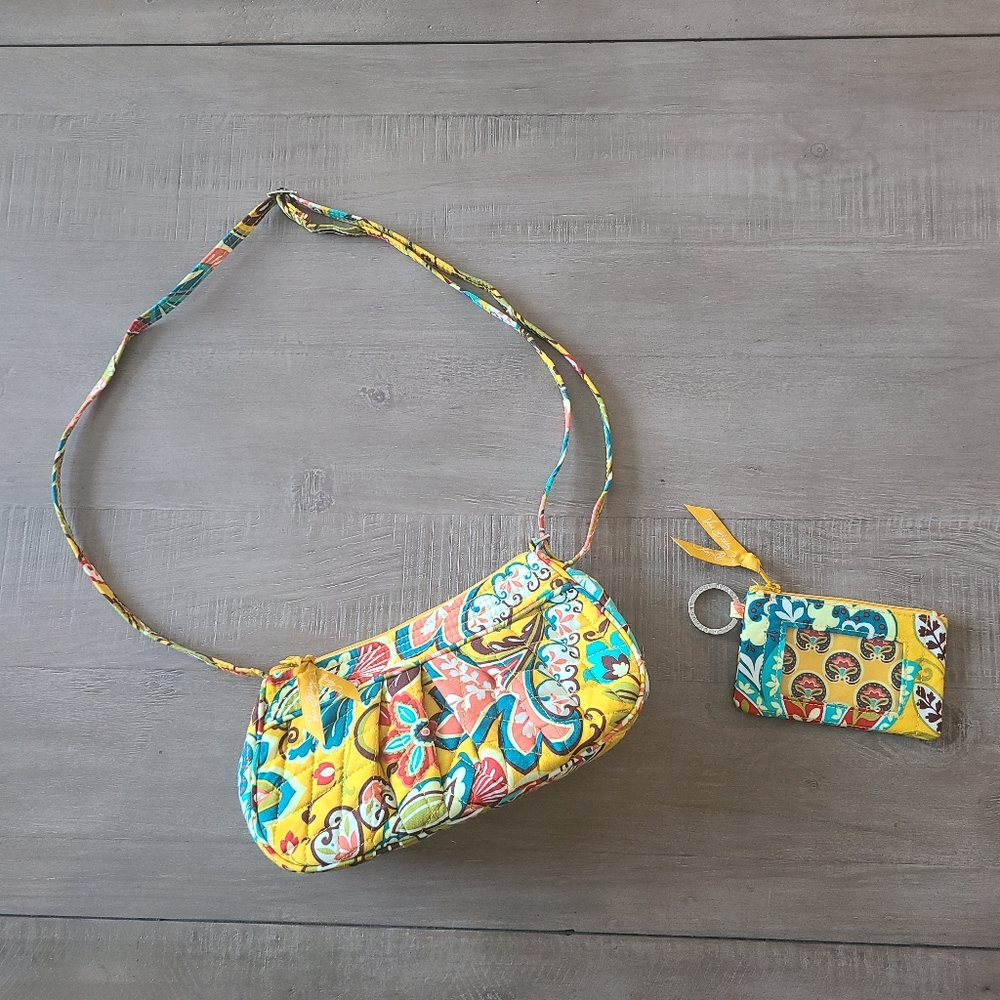 Vera Bradley Frannie Crossbody Bag with Coin Purse/Card Holder